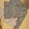 GREEN FLORAL KURTA