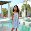 PINSTRIP PICNIC FROCK