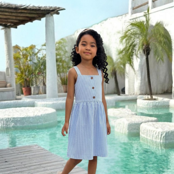 PINSTRIP PICNIC FROCK