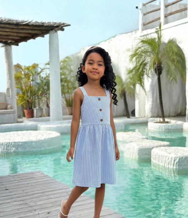 PINSTRIP PICNIC FROCK
